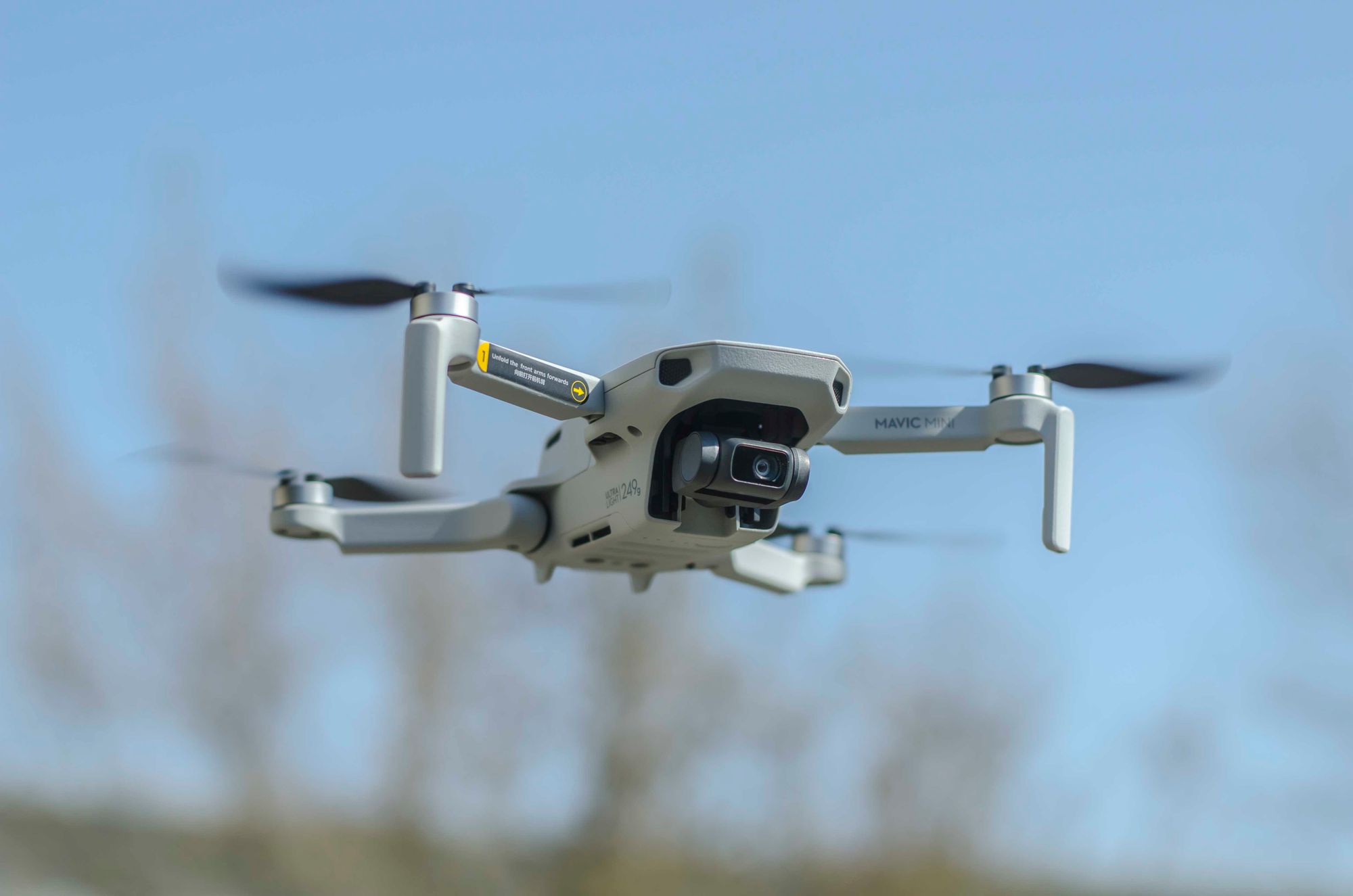 Industrial UAV in flight